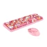 Kép 1/4 - MOFII Sweet 2.4G vezeték nélküli billentyűzet + egér készlet rózsaszín (SMK-623387AG Pink)