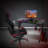 Kép 9/9 - Spirit of Gamer Gamer Asztal - Headquarter 300 (MDF lap, fém lábak, fekete, RGB LED háttérvilágítás, 120 x 60 x 1,8 cm)