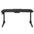 Kép 9/12 - Spirit of Gamer Gamer Asztal - Headquarter 400 (MDF lap, fém lábak, fekete, RGB LED háttérvilágítás, 140 x 60 x 1,8 cm)
