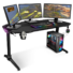 Kép 10/12 - Spirit of Gamer Gamer Asztal - Headquarter 400 (MDF lap, fém lábak, fekete, RGB LED háttérvilágítás, 140 x 60 x 1,8 cm)