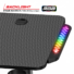 Kép 5/12 - Spirit of Gamer Gamer Asztal - Headquarter 600 L (MDF lap, fém lábak, fekete, RGB LED háttérvilágítás, 140 x 60 x 75cm)