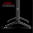 Kép 8/12 - Spirit of Gamer Gamer Asztal - Headquarter 600 L (MDF lap, fém lábak, fekete, RGB LED háttérvilágítás, 140 x 60 x 75cm)