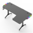 Kép 4/13 - Spirit of Gamer Gamer Asztal - Headquarter 600 R (MDF lap, fém lábak, fekete, RGB LED háttérvilágítás, 140 x 60 x 75cm)