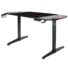 Kép 2/12 - Spirit of Gamer Gamer Asztal - Headquarter 800 (MDF lap, fém lábak, fekete, RGB LED háttérvilágítás, 140 x 60 x 1,6 cm)