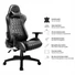 Kép 1/11 - Spirit of Gamer szék - BLACKHAWK Leather (állítható dőlés / magasság; BŐR; max.100kg-ig, fekete)
