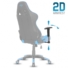 Kép 8/9 - Spirit of Gamer szék - DEMON Blue (állítható dőlés / magasság; állítható kartámasz; PU; max.120kg-ig, fekete-kék)