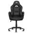 Kép 2/2 - Spirit of Gamer szék - FIGHTER Black (állítható magasság; párnázott kartámasz; PU; max.120kg-ig, fekete)