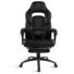 Kép 2/8 - Spirit of Gamer szék - MUSTANG Black (állítható dőlés / magasság; kihajtható lábtartó; max.120kg-ig, fekete)