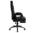 Kép 3/8 - Spirit of Gamer szék - MUSTANG Black (állítható dőlés / magasság; kihajtható lábtartó; max.120kg-ig, fekete)