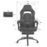Kép 6/8 - Spirit of Gamer szék - MUSTANG Black (állítható dőlés / magasság; kihajtható lábtartó; max.120kg-ig, fekete)