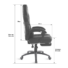 Kép 7/8 - Spirit of Gamer szék - MUSTANG Black (állítható dőlés / magasság; kihajtható lábtartó; max.120kg-ig, fekete)