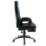 Kép 3/8 - Spirit of Gamer szék - MUSTANG Blue (állítható dőlés / magasság; kihajtható lábtartó; max.120kg-ig, kék)