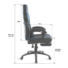 Kép 7/8 - Spirit of Gamer szék - MUSTANG Blue (állítható dőlés / magasság; kihajtható lábtartó; max.120kg-ig, kék)