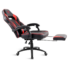 Kép 5/8 - Spirit of Gamer szék - MUSTANG Red (állítható dőlés / magasság; kihajtható lábtartó; max.120kg-ig, piros)