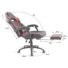 Kép 8/8 - Spirit of Gamer szék - MUSTANG Red (állítható dőlés / magasság; kihajtható lábtartó; max.120kg-ig, piros)