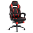 Kép 1/8 - Spirit of Gamer szék - MUSTANG Red (állítható dőlés / magasság; kihajtható lábtartó; max.120kg-ig, piros)
