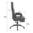 Kép 7/8 - Spirit of Gamer szék - MUSTANG White (állítható dőlés / magasság; kihajtható lábtartó; max.120kg-ig, fehér)
