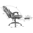 Kép 8/8 - Spirit of Gamer szék - MUSTANG White (állítható dőlés / magasság; kihajtható lábtartó; max.120kg-ig, fehér)