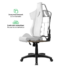 Kép 11/14 - Spirit of Gamer szék - NEON Green (állítható dőlés / magasság / kartámasz; max.100kg-ig, zöld)