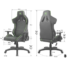 Kép 13/14 - Spirit of Gamer szék - NEON Green (állítható dőlés / magasság / kartámasz; max.100kg-ig, zöld)