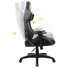 Kép 9/14 - Spirit of Gamer szék - NEON Green (állítható dőlés / magasság / kartámasz; max.100kg-ig, zöld)