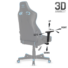 Kép 5/12 - Spirit of Gamer szék - CRUSADER Blue (állítható dőlés / magasság / kartámasz; max.120kg-ig, kék)