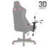 Kép 5/10 - Spirit of Gamer szék - CRUSADER Red (állítható dőlés / magasság / kartámasz; max.120kg-ig, piros)