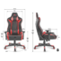 Kép 9/10 - Spirit of Gamer szék - CRUSADER Red (állítható dőlés / magasság / kartámasz; max.120kg-ig, piros)