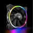 Kép 2/9 - Spirit of Gamer Cooler 12cm - CIRCLE RGB V120EX (25,3dB; max. 39,6 m3 / h; 3pin csatlakozó(Molex); ház hűtésre, RGB LED)