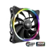 Kép 1/9 - Spirit of Gamer Cooler 12cm - CIRCLE RGB V120EX (25,3dB; max. 39,6 m3 / h; 3pin csatlakozó(Molex); ház hűtésre, RGB LED)