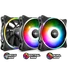 Kép 9/9 - Spirit of Gamer Cooler 12cm - CENTRAL RGB V120IN (25,3dB; max. 39,6 m3 / h; 3pin csatlakozó(Molex); ház hűtésre, RGB LED)