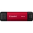 Kép 4/5 - Kingston Dual Portable 512GB USB-A / C 3.2 Gen2 SSD piros