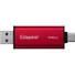 Kép 5/5 - Kingston Dual Portable 512GB USB-A / C 3.2 Gen2 SSD piros