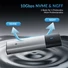 Kép 12/13 - Orico Külső M.2 ház - STPWDM2-G2-GY (USB-A / C -> M.2 NVMe, Max.: 8TB, 10 Gbps)