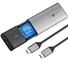 Kép 4/13 - Orico Külső M.2 ház - STPWDM2-G2-GY (USB-A / C -> M.2 NVMe, Max.: 8TB, 10 Gbps)