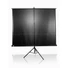 Kép 3/6 - EliteScreens 136" (1:1) mobil háromlábú vászon T136UWS1 (244 x 244 cm, Fekete)