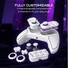 Kép 5/9 - Turtle Beach Victrix Pro BFG Reloaded PS vezeték nélküli / USB-C gamepad játékvezérlő fehér