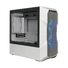 Kép 1/5 - COOLER MASTER Ház Micro ATX MasterBox TD300 MESH, 2db ARGB Ventilátor, Tápegység nélkül, Edzett Üveg, fehér