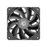Kép 3/6 - ID-Cooling Cooler 12cm - TF-12025-PRO-BLACK (35.2dB, max. 140,16 m3 / h, 4pin, PWM, 12cm)