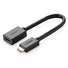Kép 1/2 - UGREEN 20137 Mini HDMI-HDMI adapter 22 cm fekete (20137)