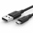 Kép 1/3 - UGREEN USB-A - Micro USB kábel 1m fekete (60136)