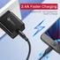 Kép 3/3 - UGREEN micro USB- USB-kábel QC 3.0, 2,4A, 1m, fehér (60141)