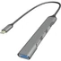 Kép 3/3 - Gembird 4-portos USB-C - USB 3.0 hub szürke