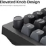 Kép 6/8 - Keychron V0 Ultra 8K Bluetooth / vezeték nélküli Silk POM Banana mechanikus numerikus billentyűzet fekete