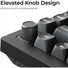 Kép 4/4 - Keychron V1 Ultra 8K Bluetooth / vezeték nélküli magyar Silk POM Red mechanikus billentyűzet fekete