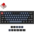 Kép 1/5 - Keychron V4 Swappable RGB Backlight Red Switch - Frosted Black (A)-UK
