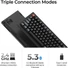 Kép 3/4 - Keychron V5 Ultra 8K Bluetooth / vezeték nélküli magyar Silk POM Red mechanikus billentyűzet fekete