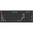 Kép 1/4 - Keychron V5 Ultra 8K Bluetooth / vezeték nélküli magyar Silk POM Red mechanikus billentyűzet fekete