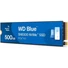 Kép 2/3 - Western Digital Blue 500GB PCIe x4 (4.0) M.2 2280 SSD zöld