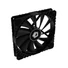 Kép 2/5 - ID-Cooling Cooler 14cm - WF-14025-XT BLACK (32,6dB, max. 130,48 m3 / h, 4pin PWM, fekete)